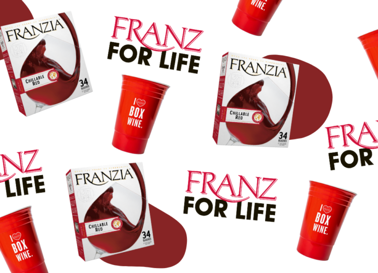 Franzia Chillable Red Static Background