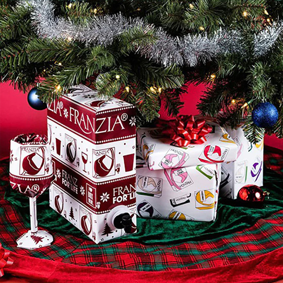 Franzia Box Celebration Wrapping Paper Packet